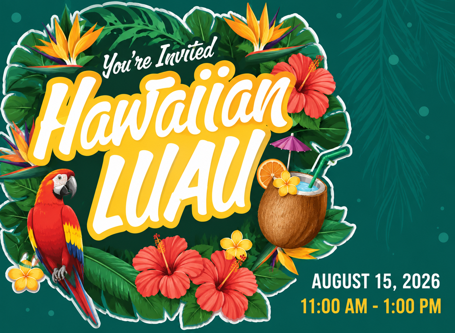 HFFD- Hawiian Luau